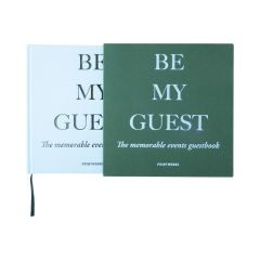 PrintWorks Be My Guest | Gæstebog - Grøn/Blå