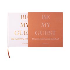 PrintWorks Be My Guest | Gæstebog - Rusty/Pink
