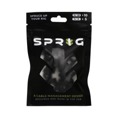 Sprig Black Value pack 10x 1/4” Sprigs + 5x 3/8” Big Sprigs