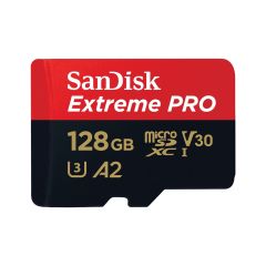 SanDisk MicroSDXC Extreme Pro 128GB 200MB/s + Adap
