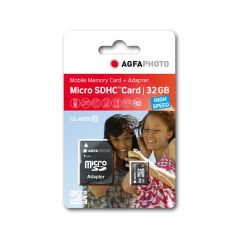 Agfaphoto 32 GB MicroSD + Adapter 