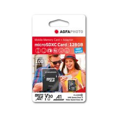 Agfaphoto 128 GB MicroSD + Adapter 