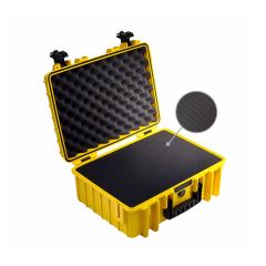 BW Outdoor Cases Type 5000 Gul (Præ-skåret Skum)